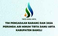 PENGUMUMAN PEMENANG TENDER PENGADAAN DAN PEMASANGAN ISNTALASI SAMBUNGAN BARU AIR BERSIH PERUMDAM AIR MINUM TIRTA DANU ARTA KAB BANGLI